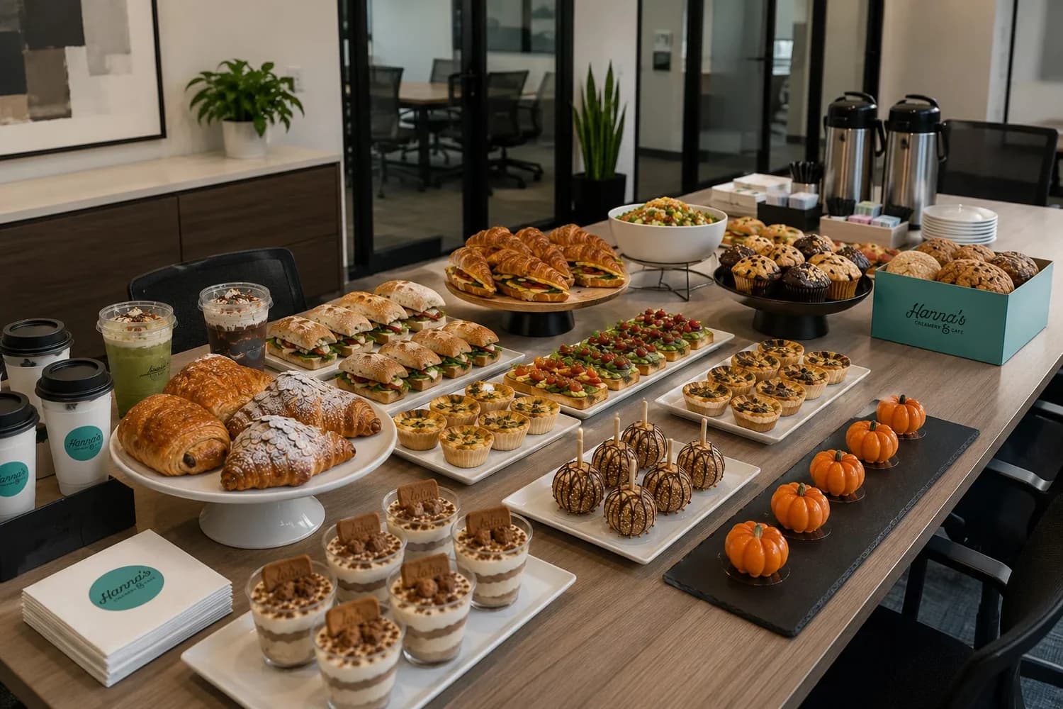 Hanna’s food and treats for pastry catering