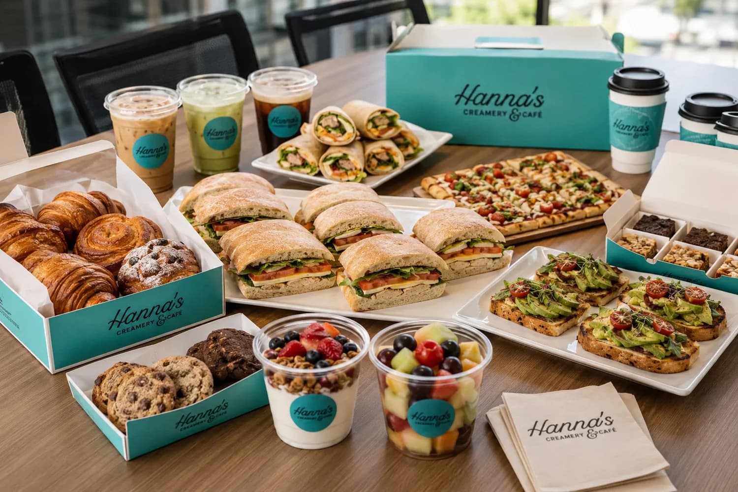 Hanna’s food and treats for office catering